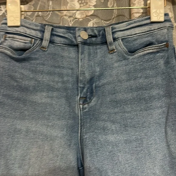 BlankNYC wide leg high waisted size 27 jeans excellent condition stretchy - Picture 2 of 4